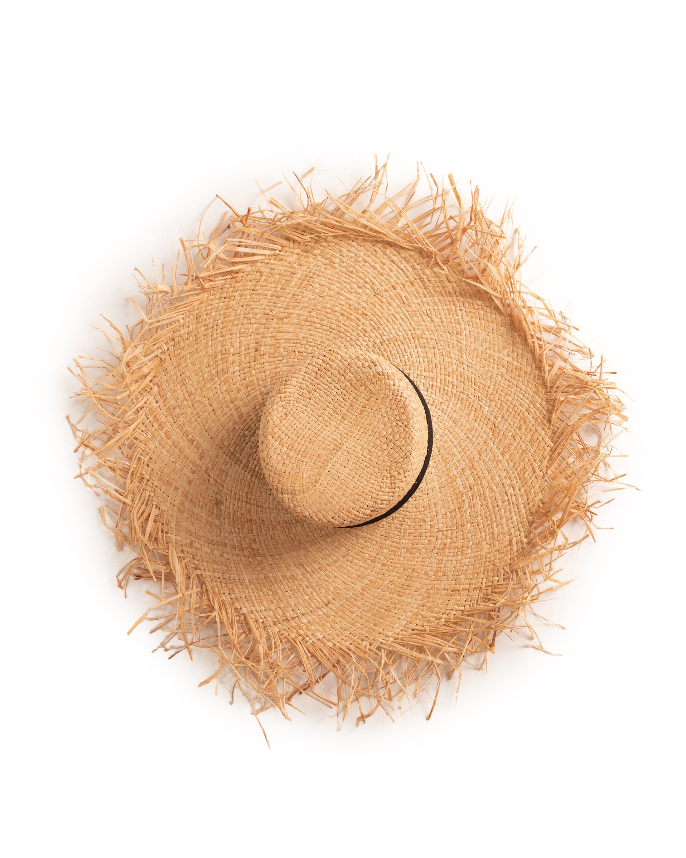 Flat Palm Fringe Hat