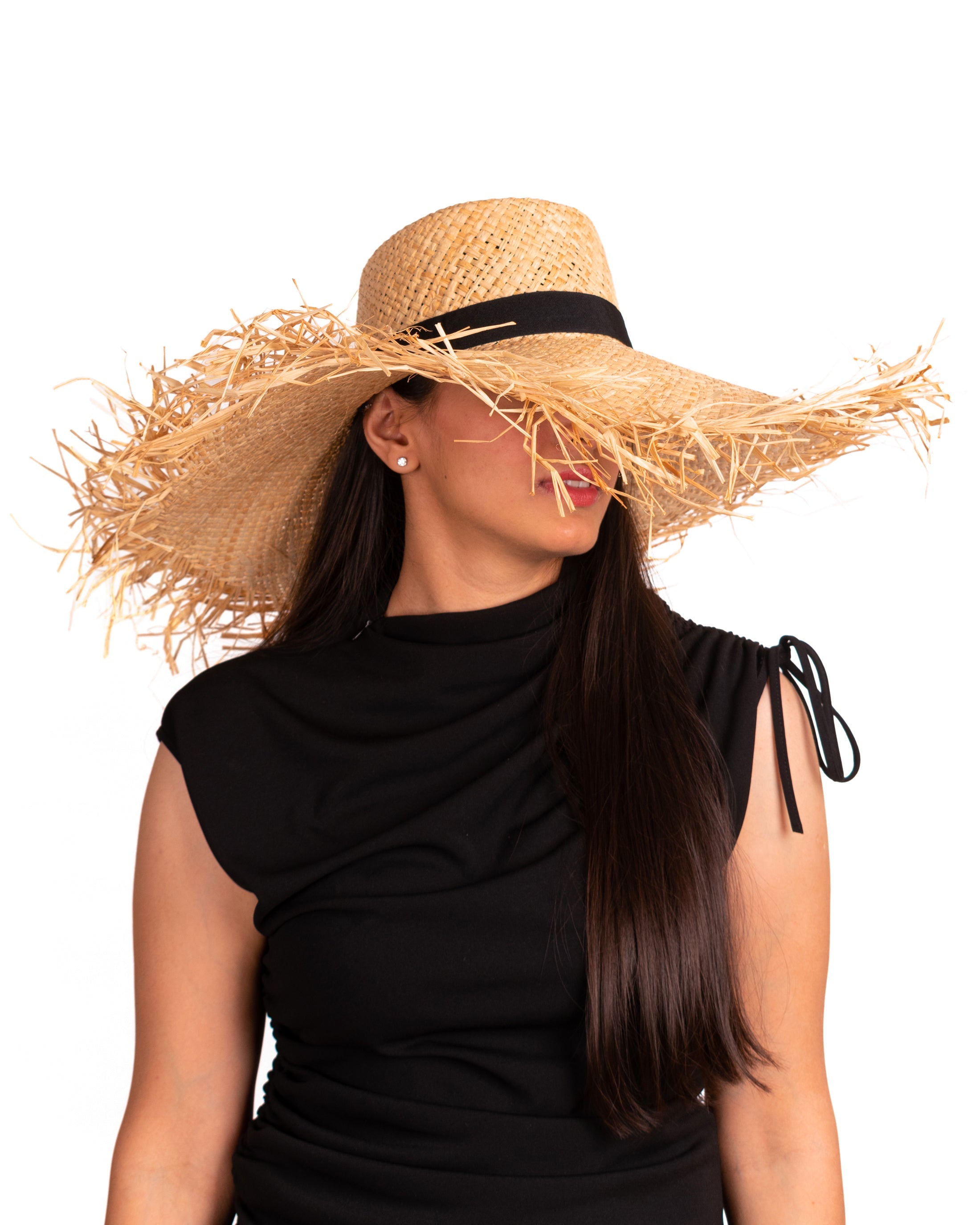 Flat Palm Fringe Hat