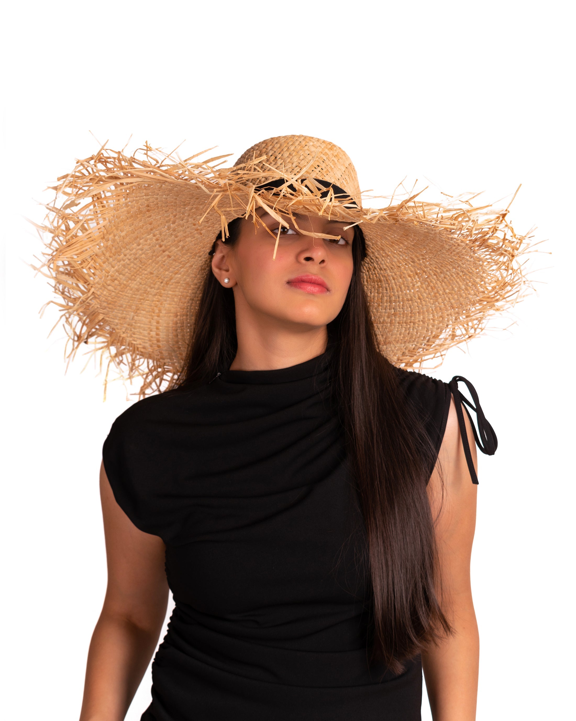 Flat Palm Fringe Hat