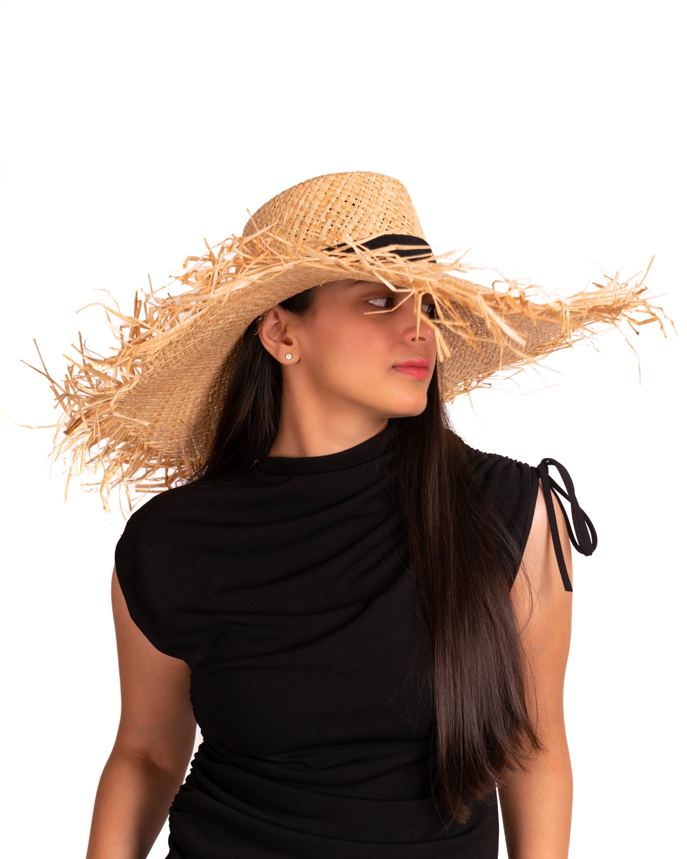 Flat Palm Fringe Hat