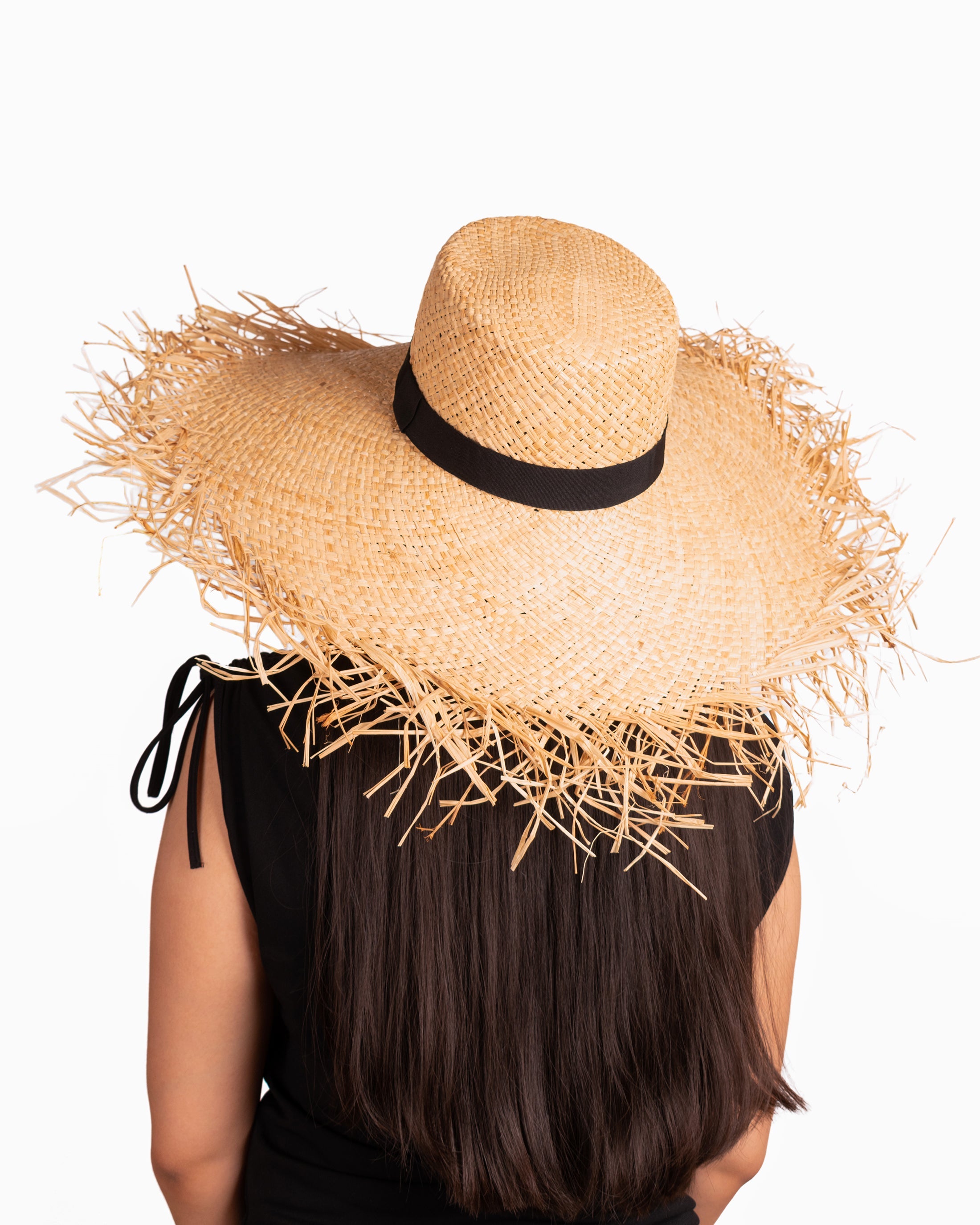 Flat Palm Fringe Hat