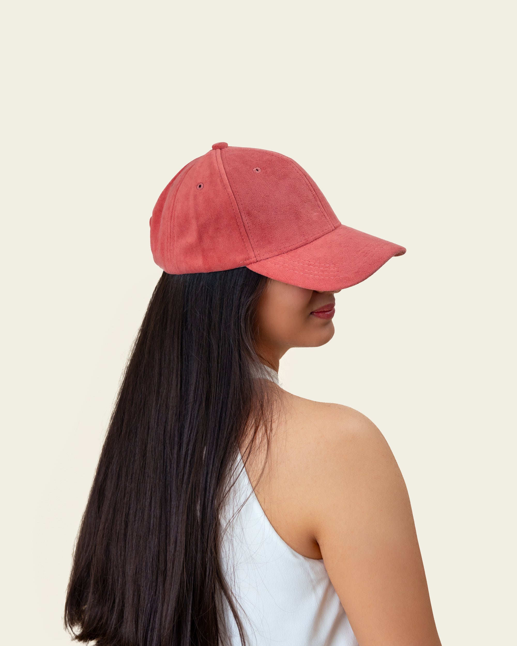 Cap - Pink Suede