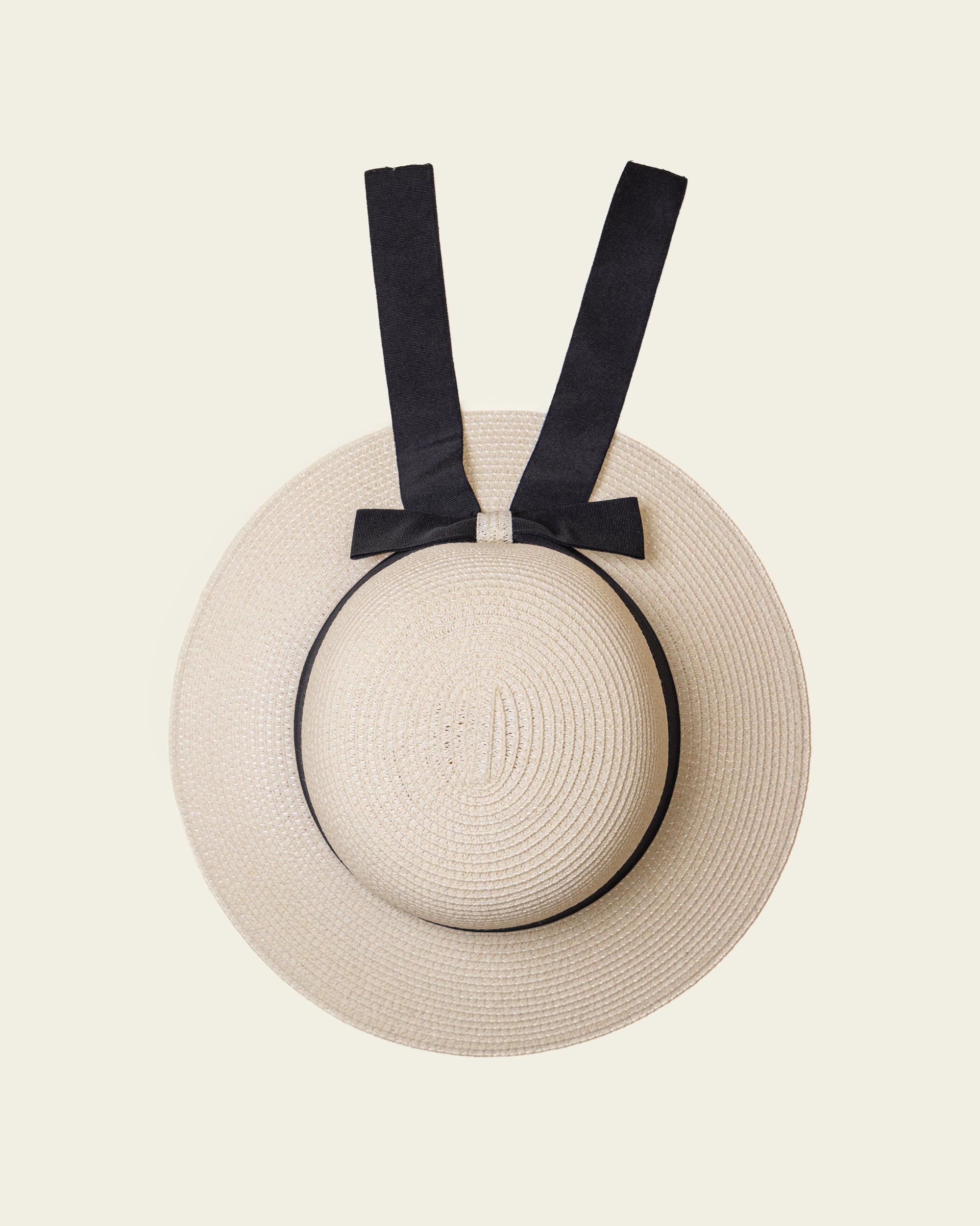 Bucket Straw Hat - Milky White