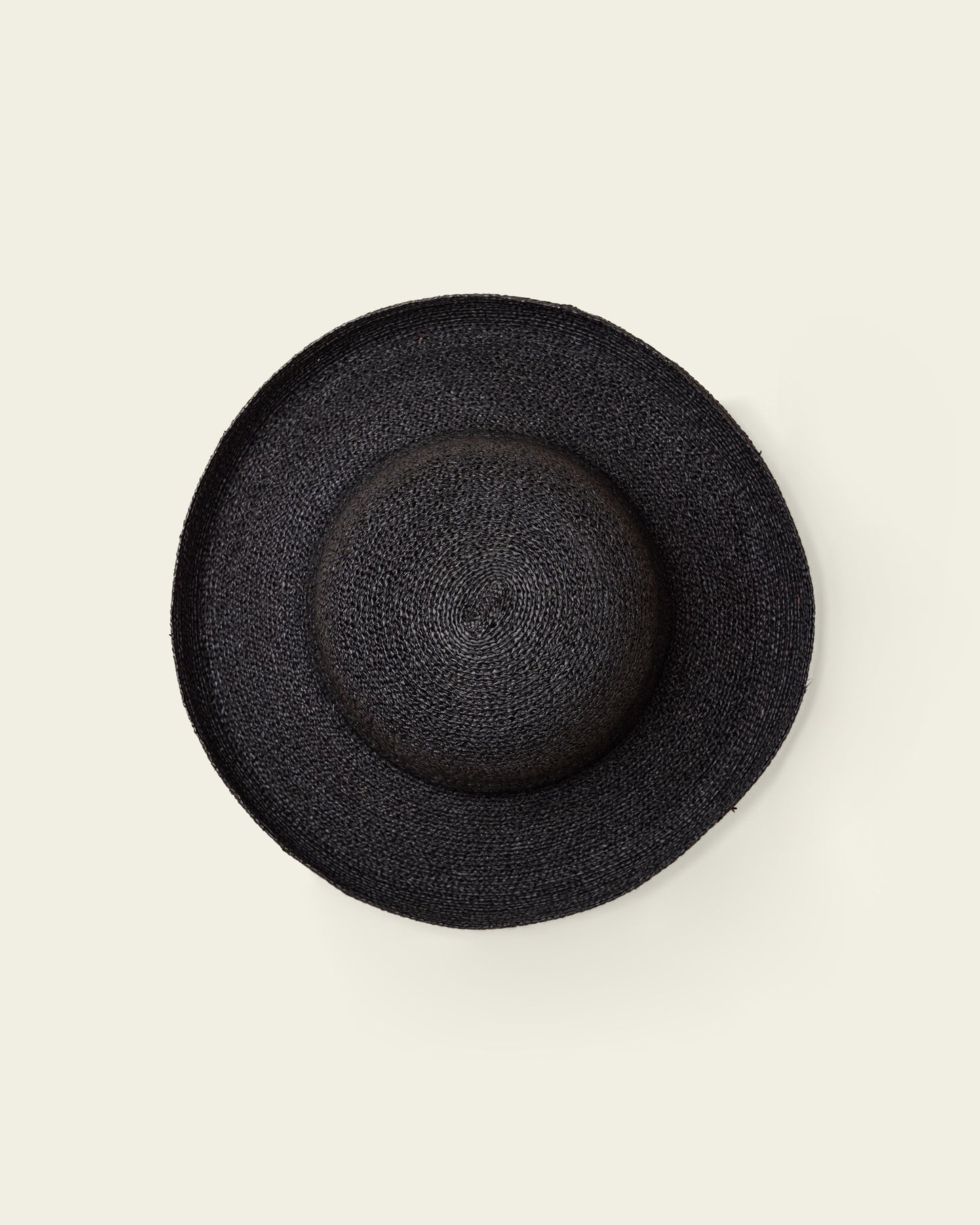 Raffia Hat - Black