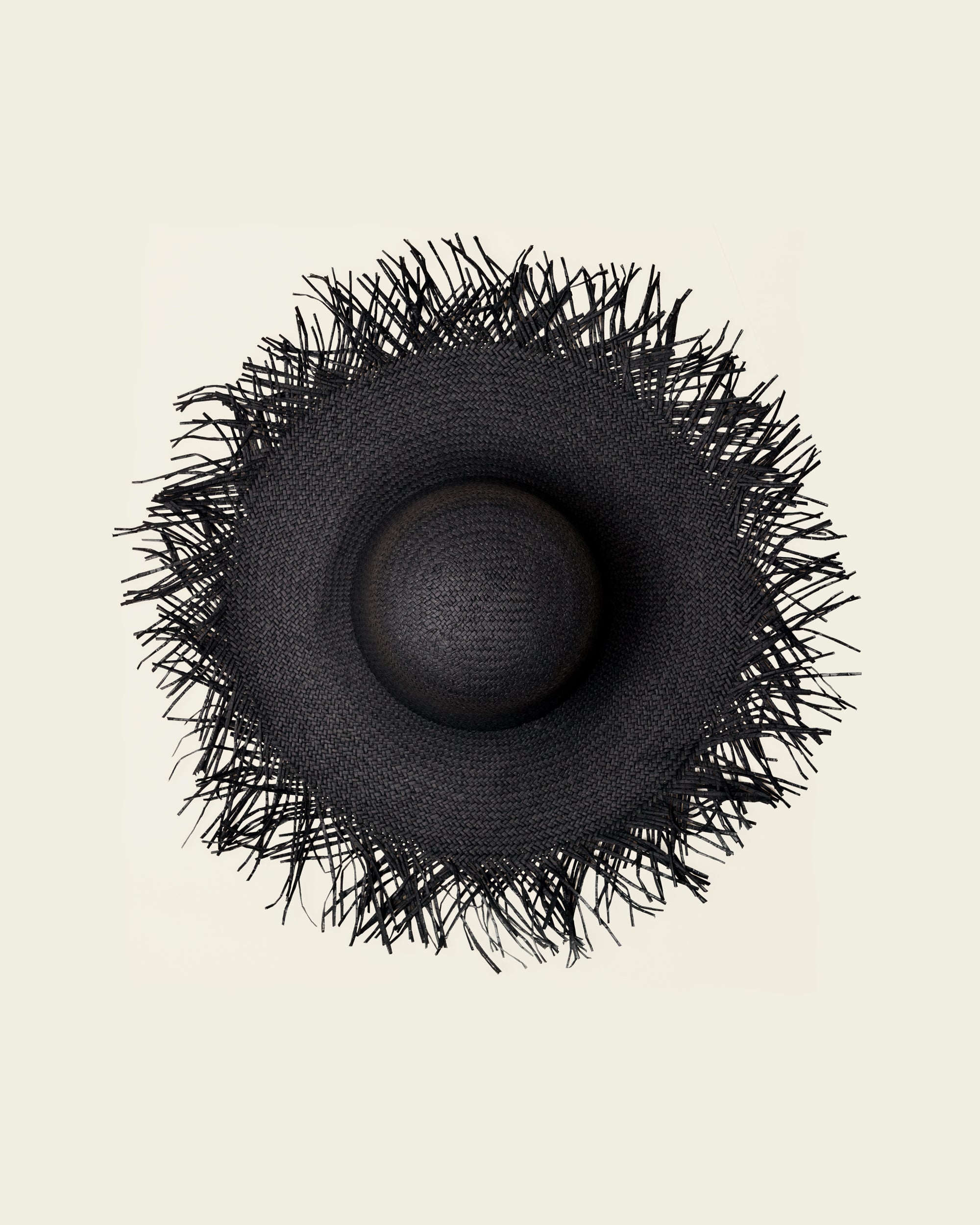 Classic Fringe Hat - Charcoal