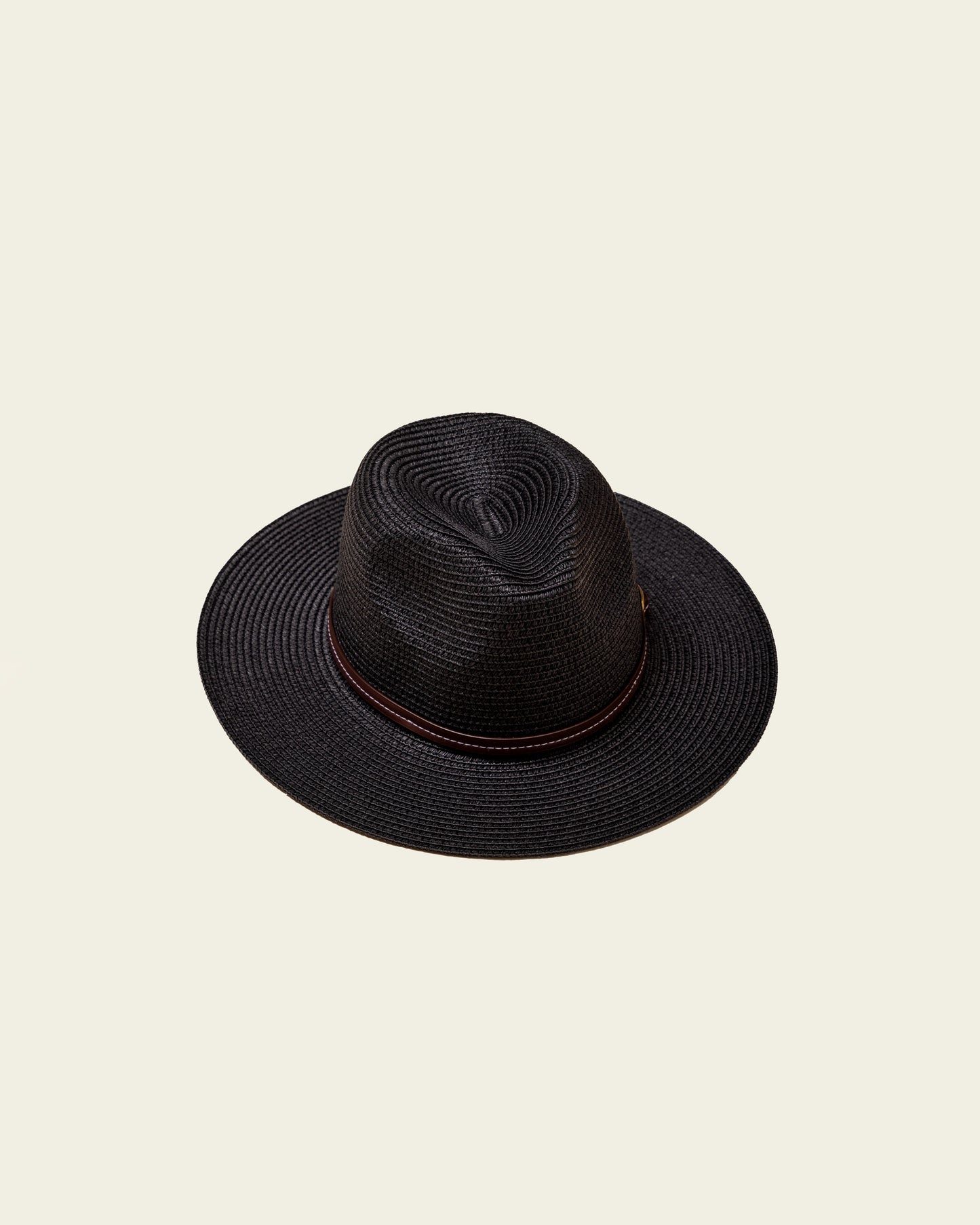 Fedora Hat - Black with Belt