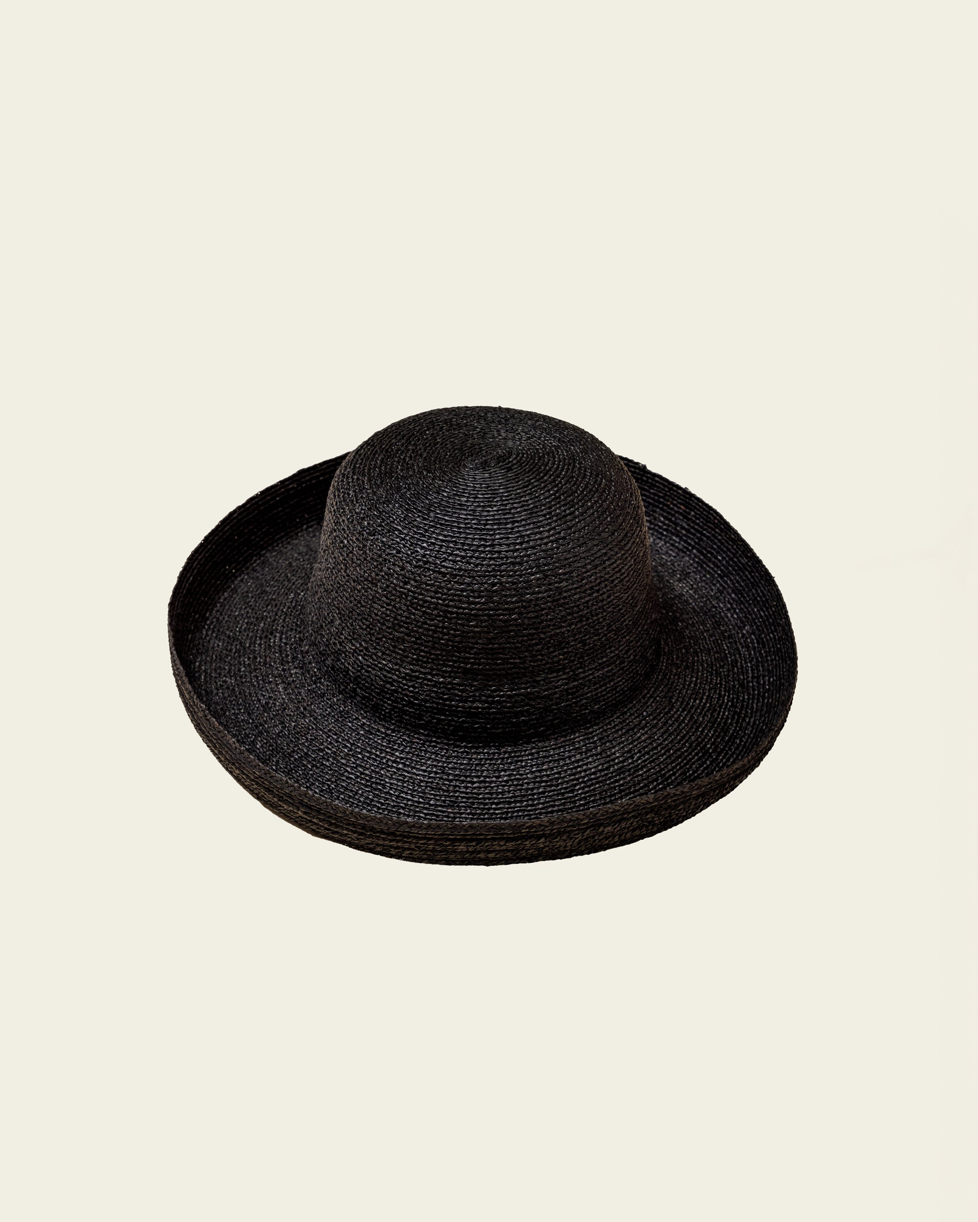 Raffia Hat - Black