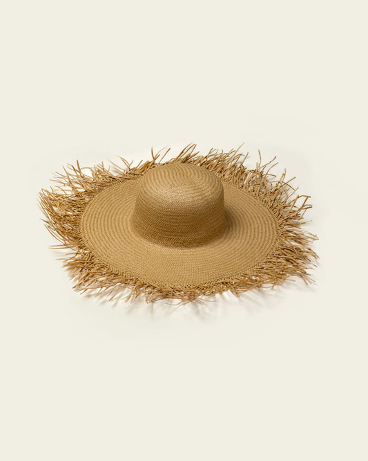 Classic Fringe Hat - Khaki