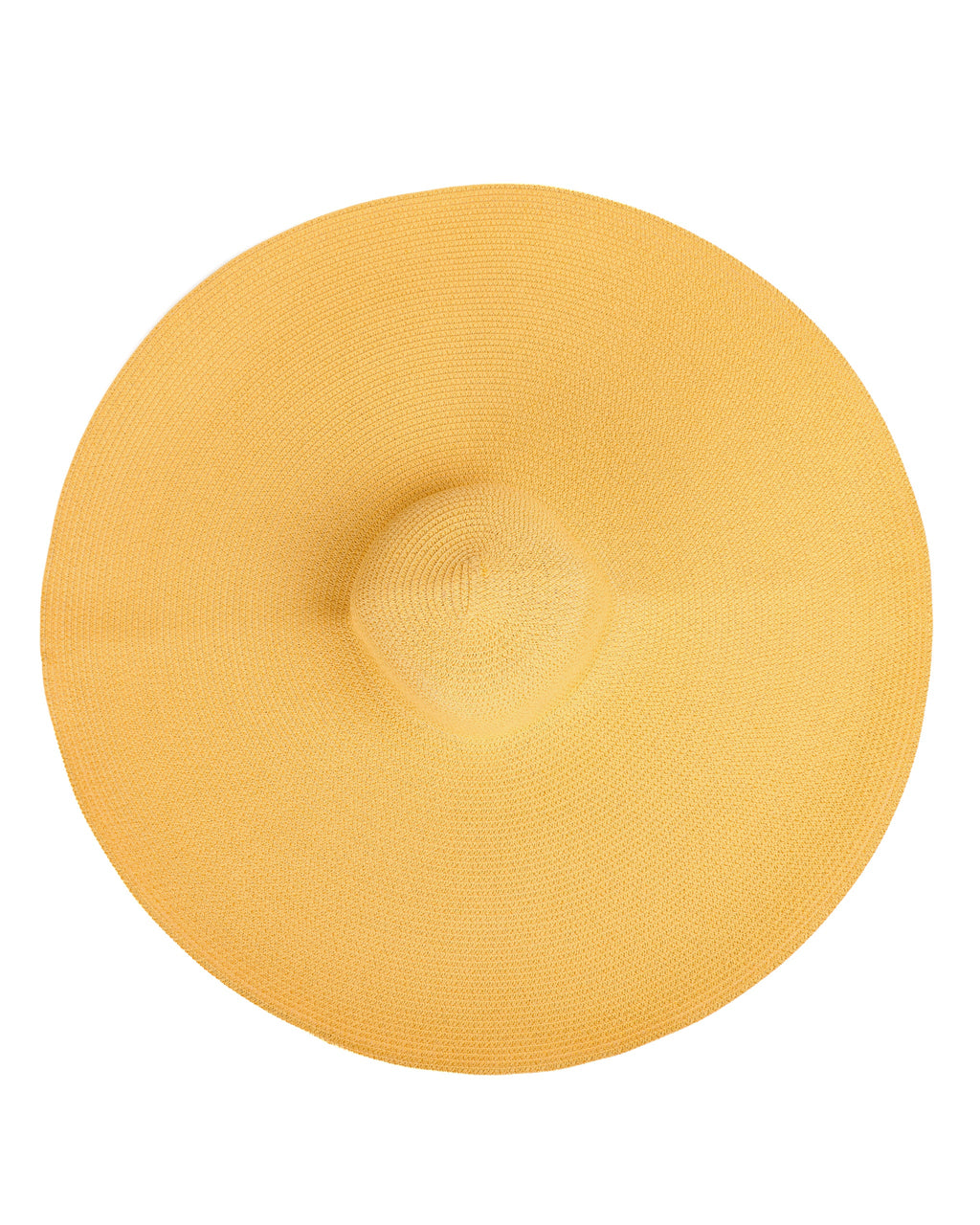 Oversized Floppy Hat - Yellow