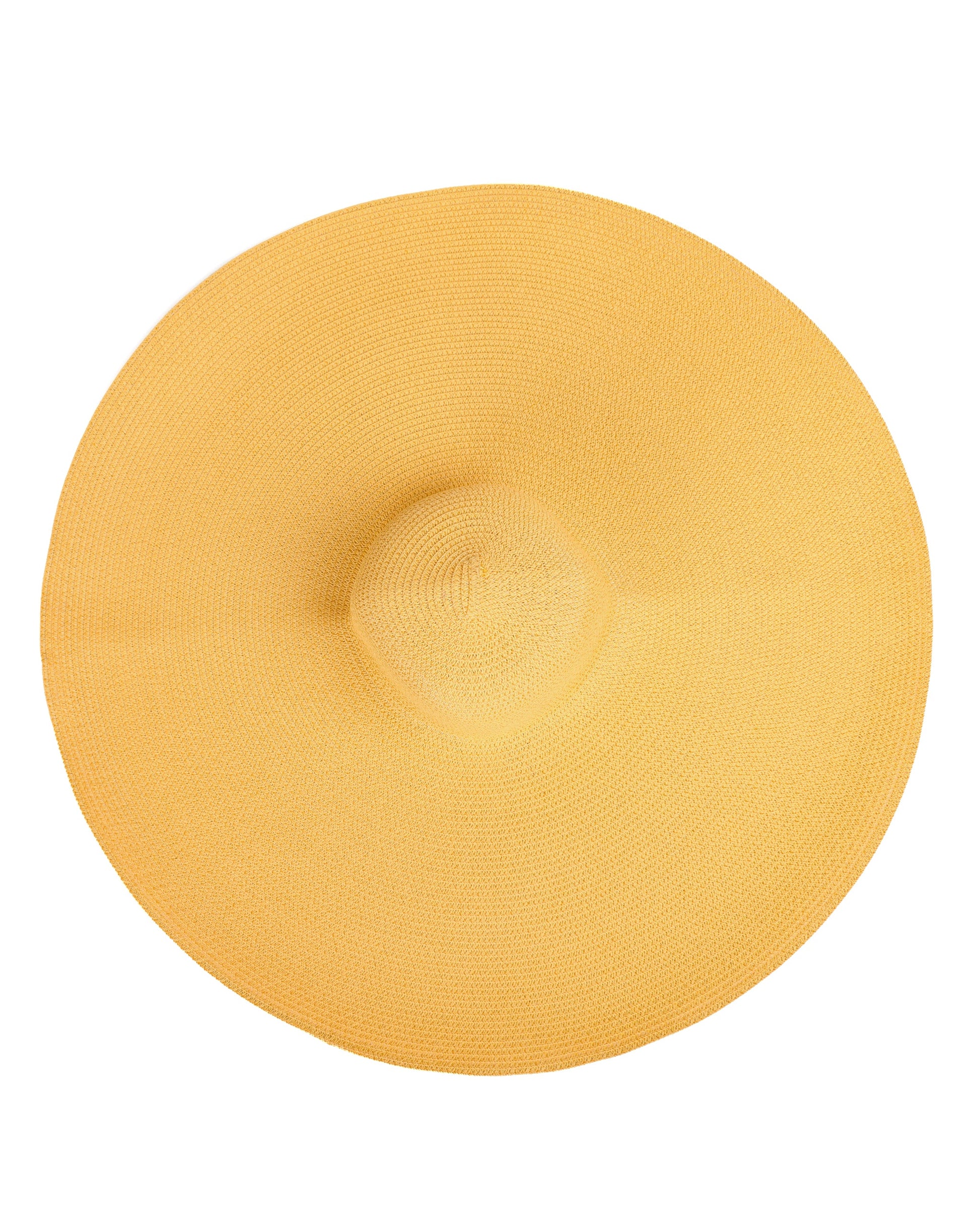 Oversized Floppy Hat - Yellow
