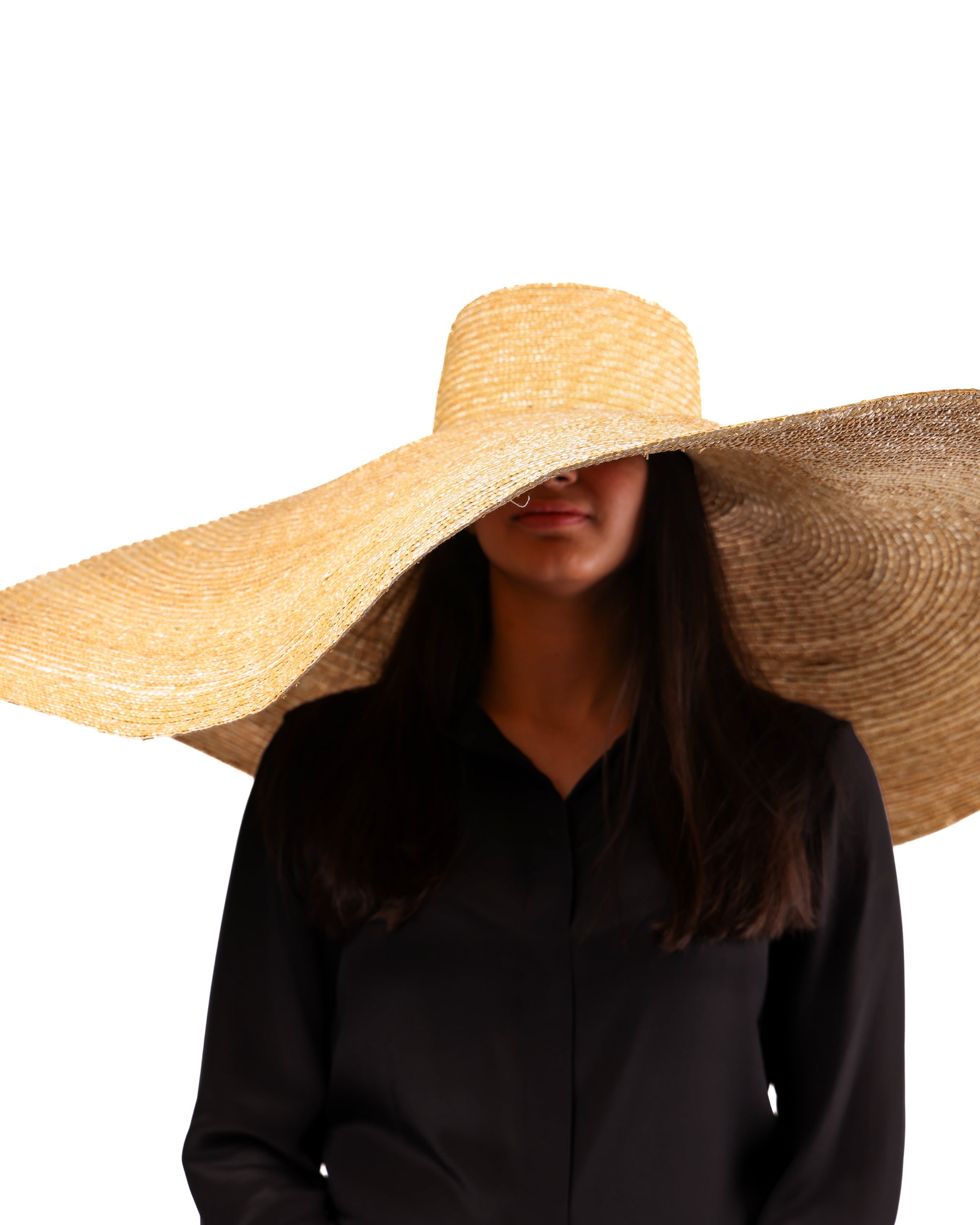 Oversized Boater Hat