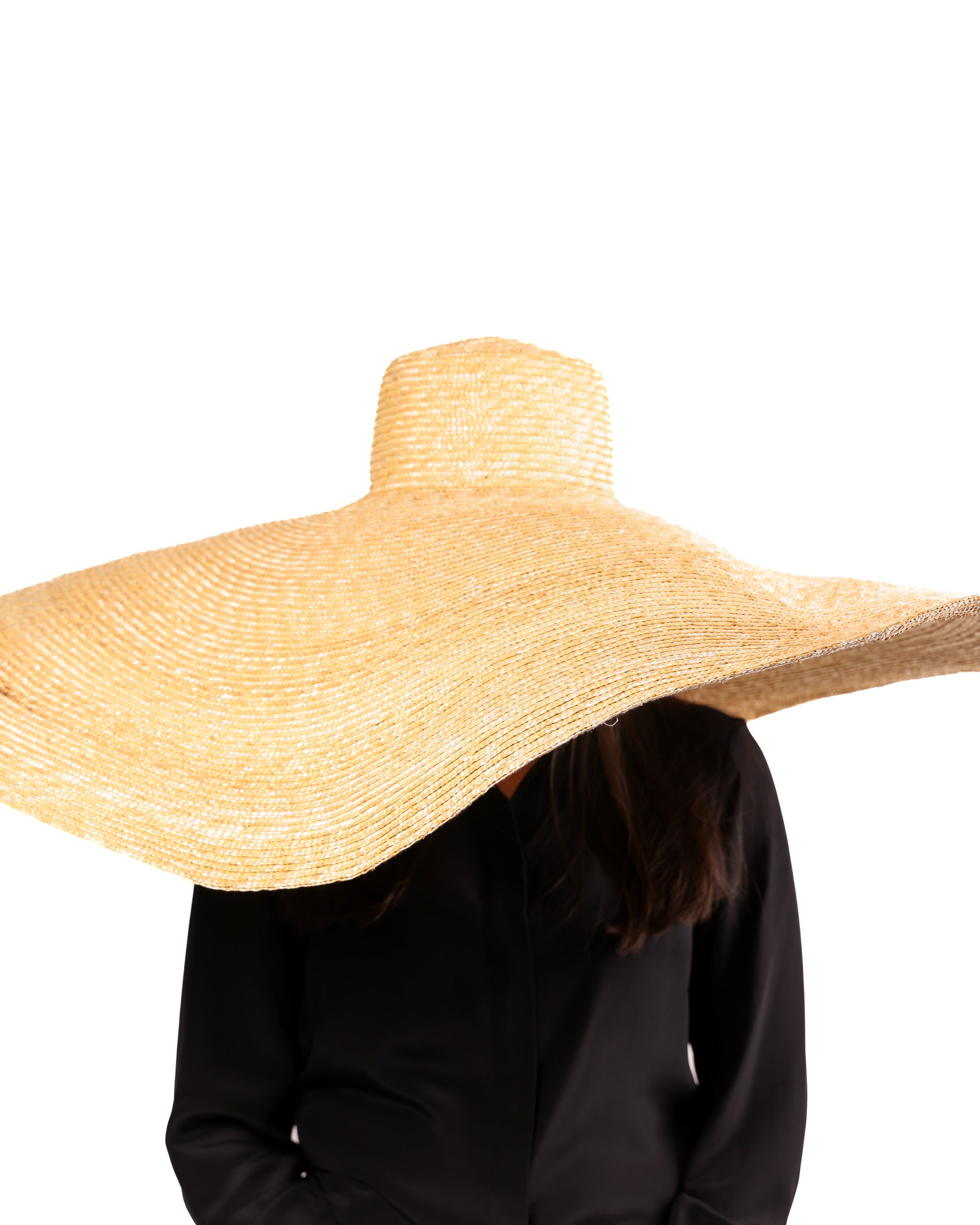 Oversized Boater Hat