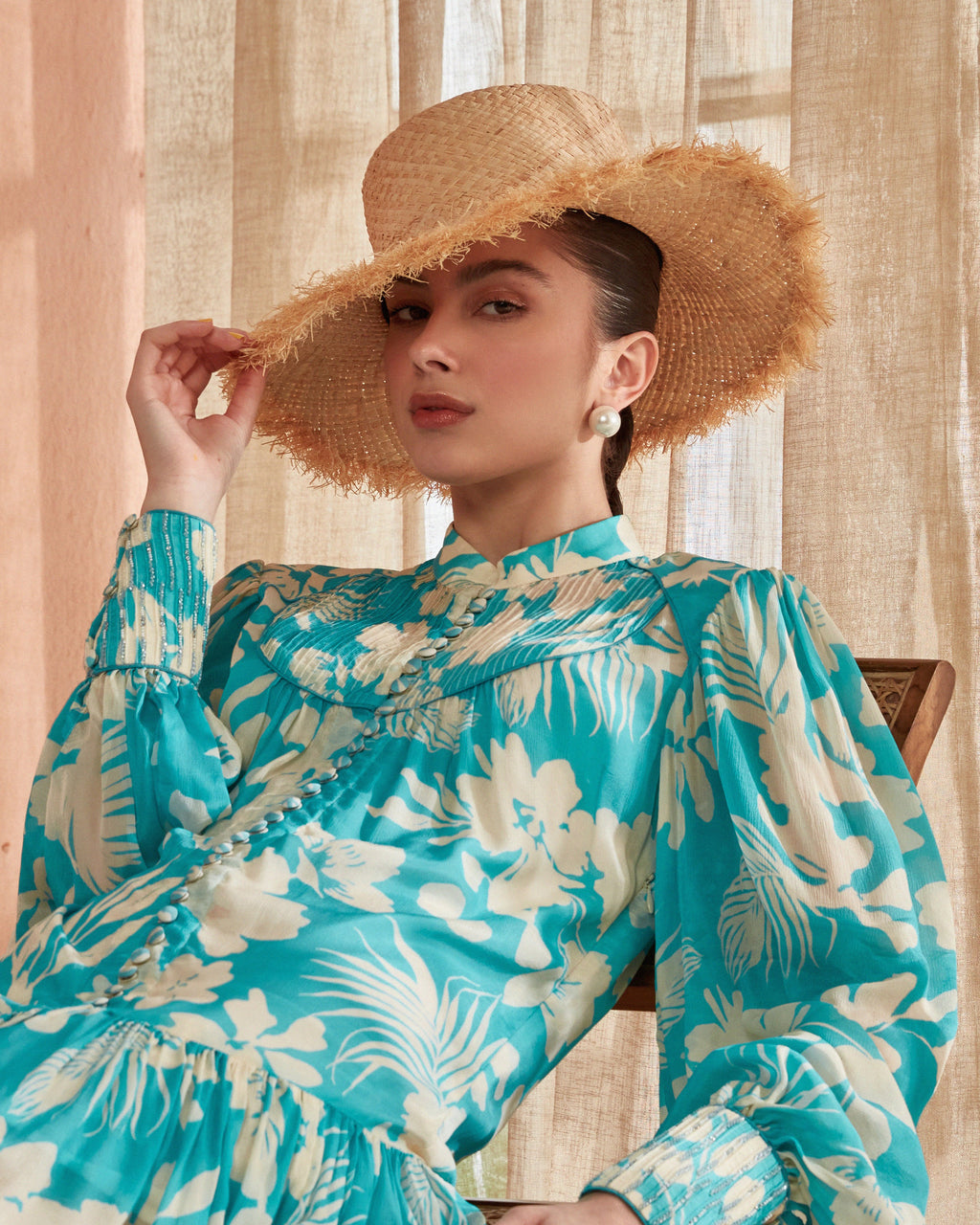 Flat Fringe Hat