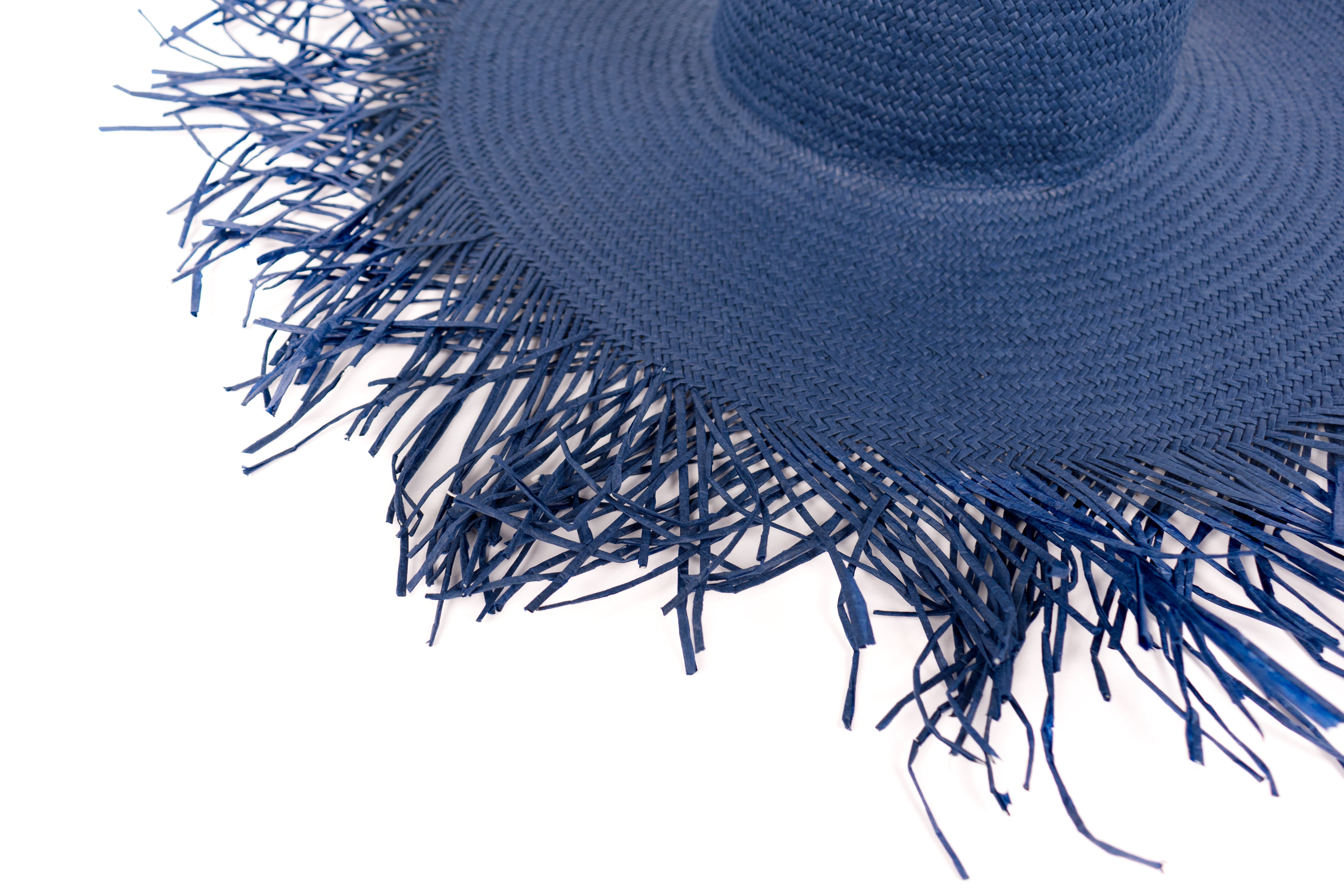 Whoop Fringed Hat - Navy